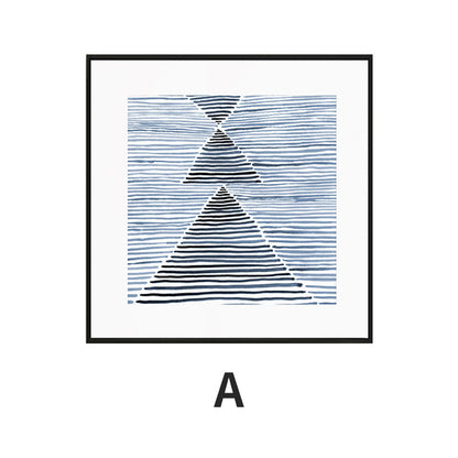 Abstract Grid Pattern Framed Art Print Homeandso