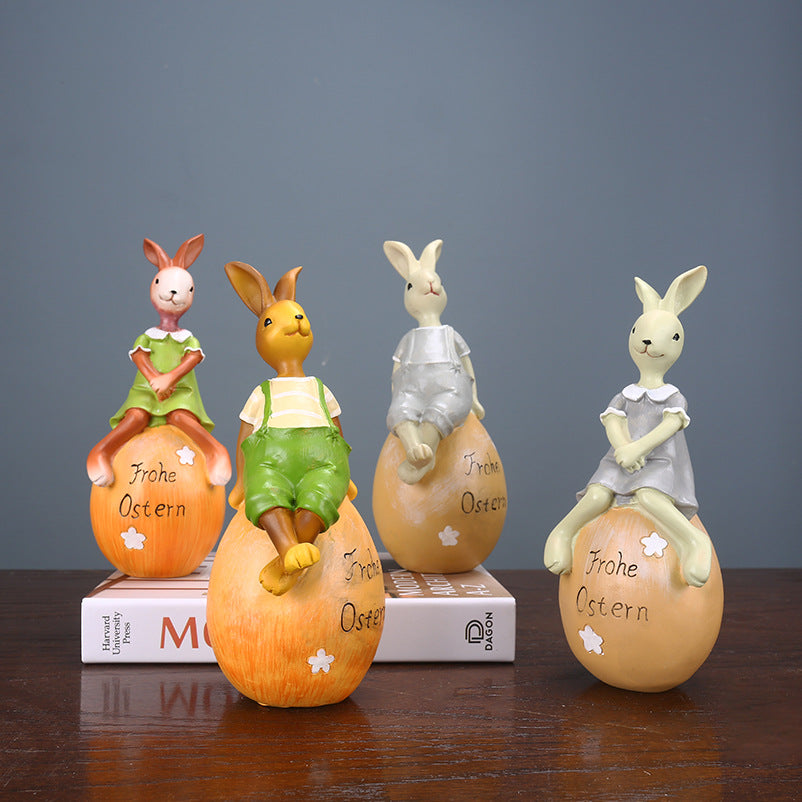 Decorative Rabbit Figurine Homeandso