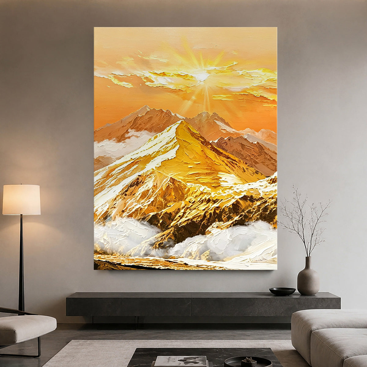 Mountain Landscape Canvas Art Homeandso