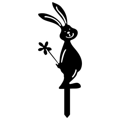 Garden Bunny Decor Stake Homeandso