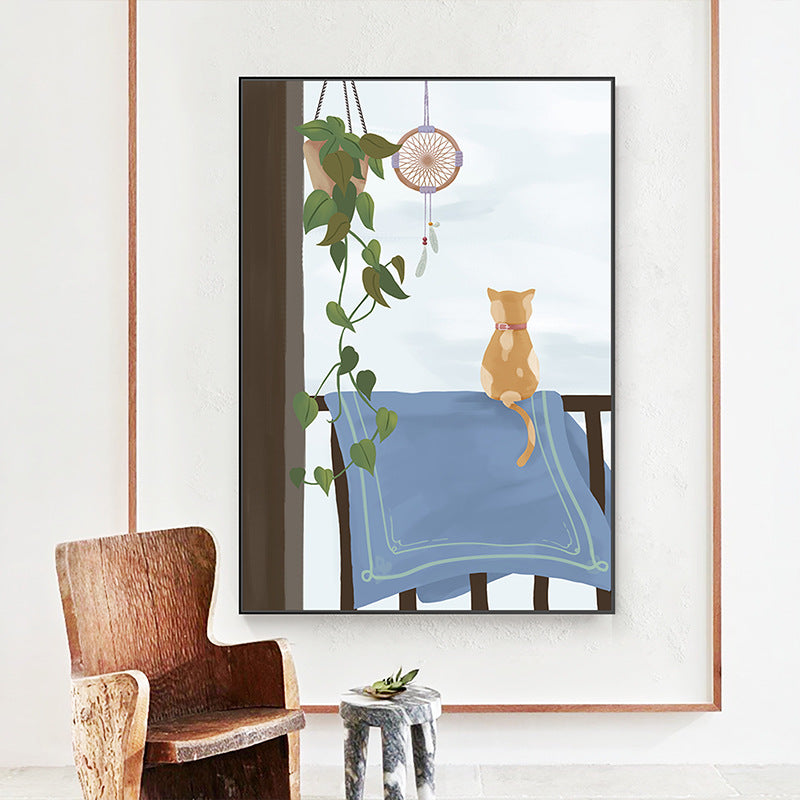 Whimsical Kitchen Scene Framed Art Print Homeandso