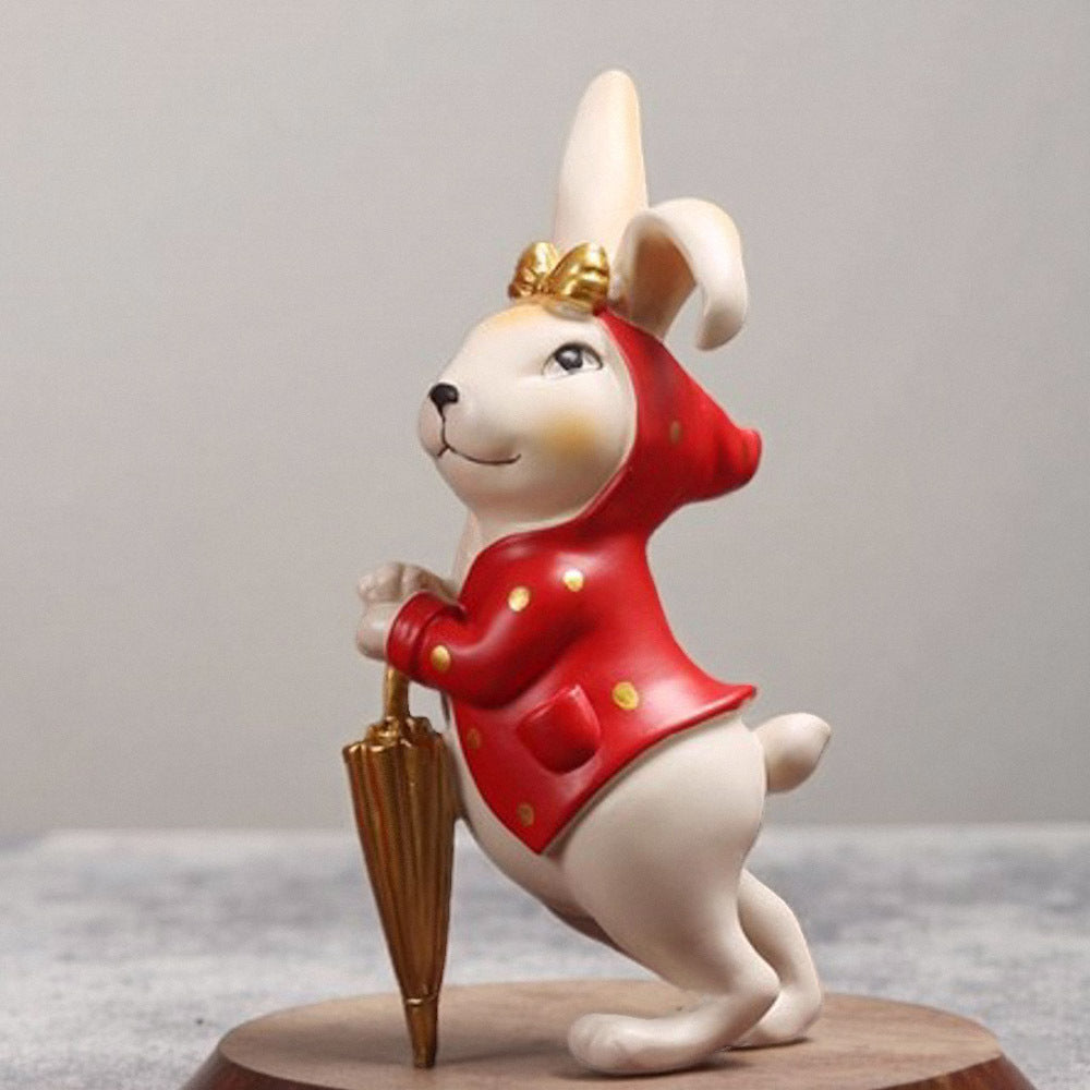 Decorative Bunny Figurine Homeandso
