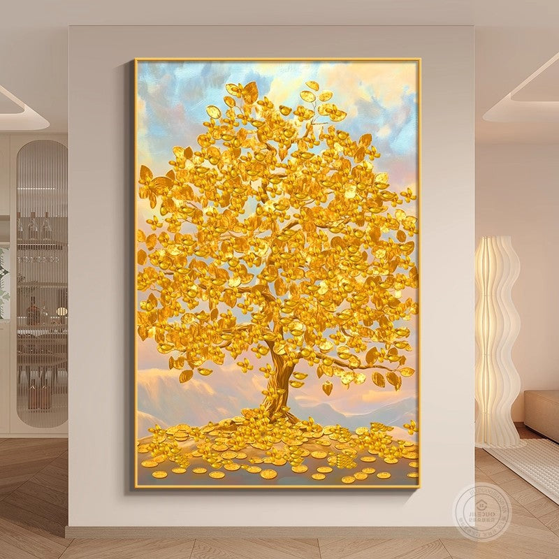 Modern Abstract Tree Canvas Artwork Homeandso