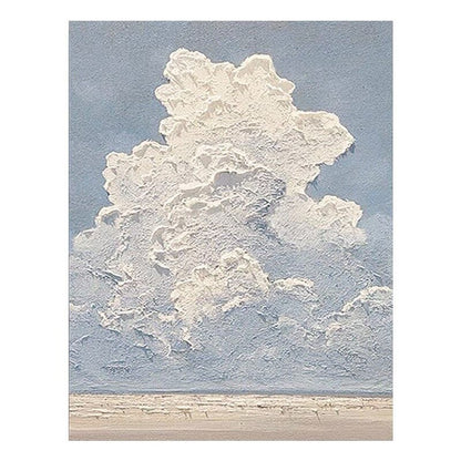Textured Cloud Canvas Artwork Homeandso