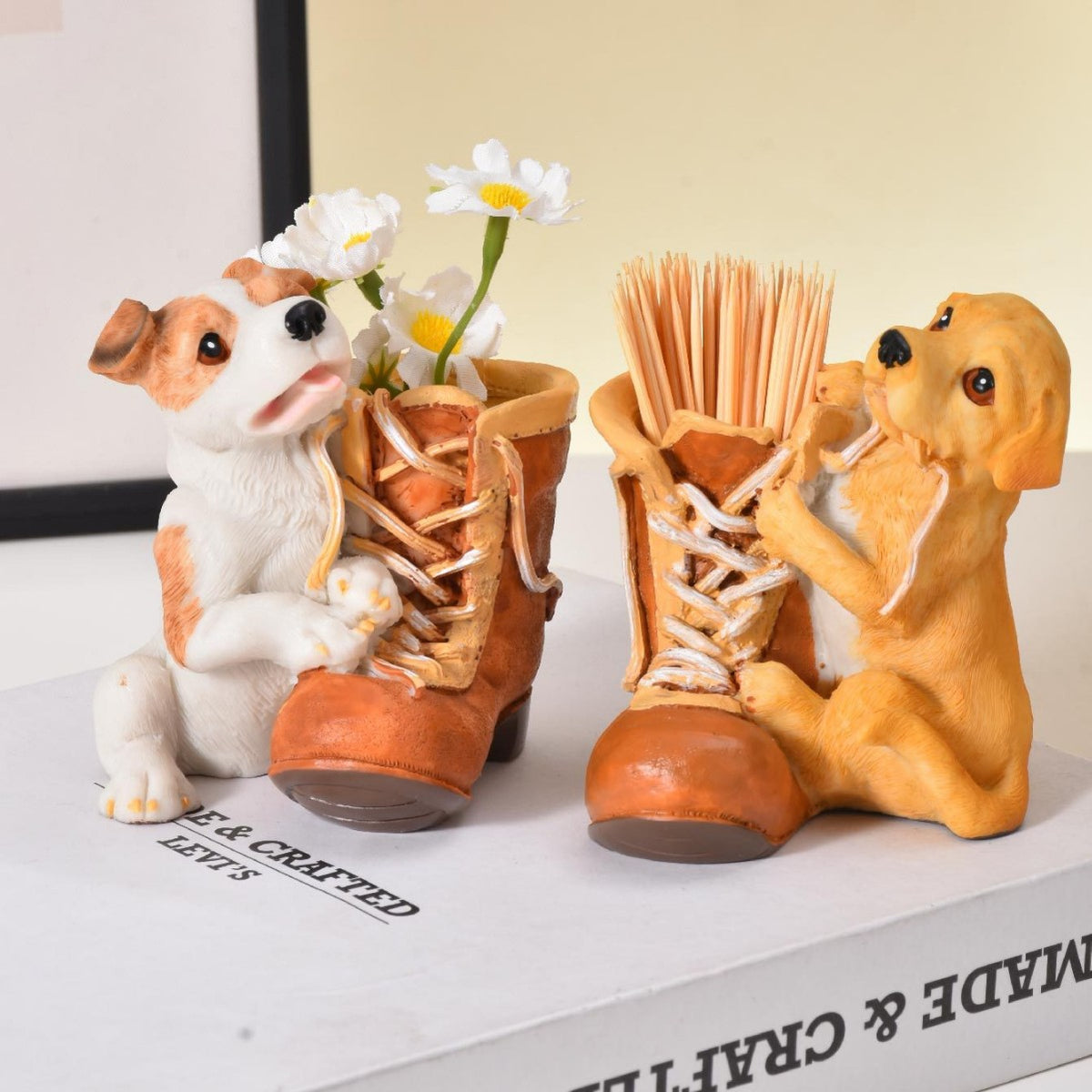 Retro Dog Planter Homeandso