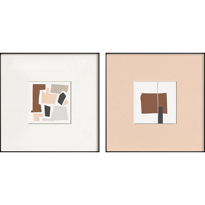 Abstract Framed Geometric Wall Art Homeandso