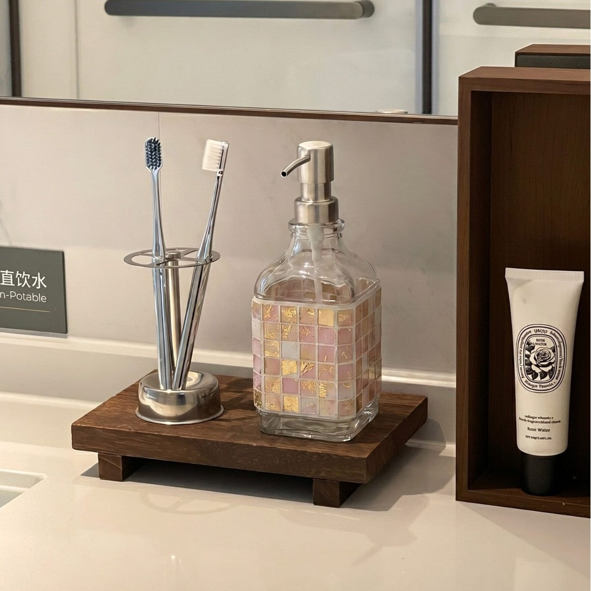 Elegant Soap Dispenser Set