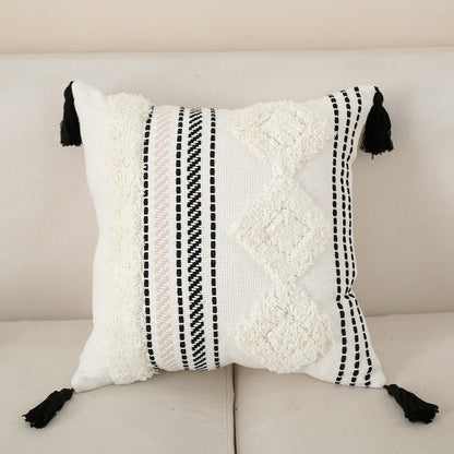 Bohemian Textured Throw Pillow
