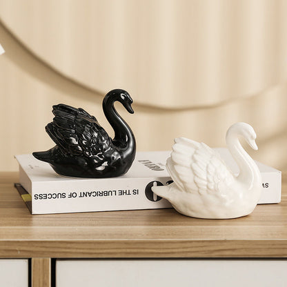 Elegant Swan Figurine Homeandso