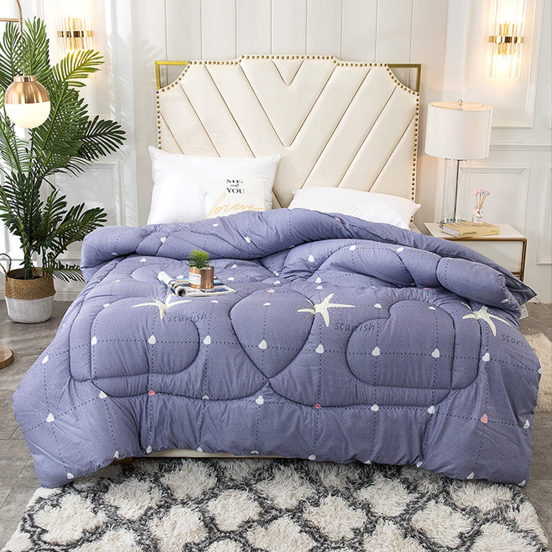 Heart-Shaped Pattern Quilted Comforter Homeandso