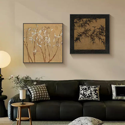 Decorative Floral Framed Artwork Homeandso