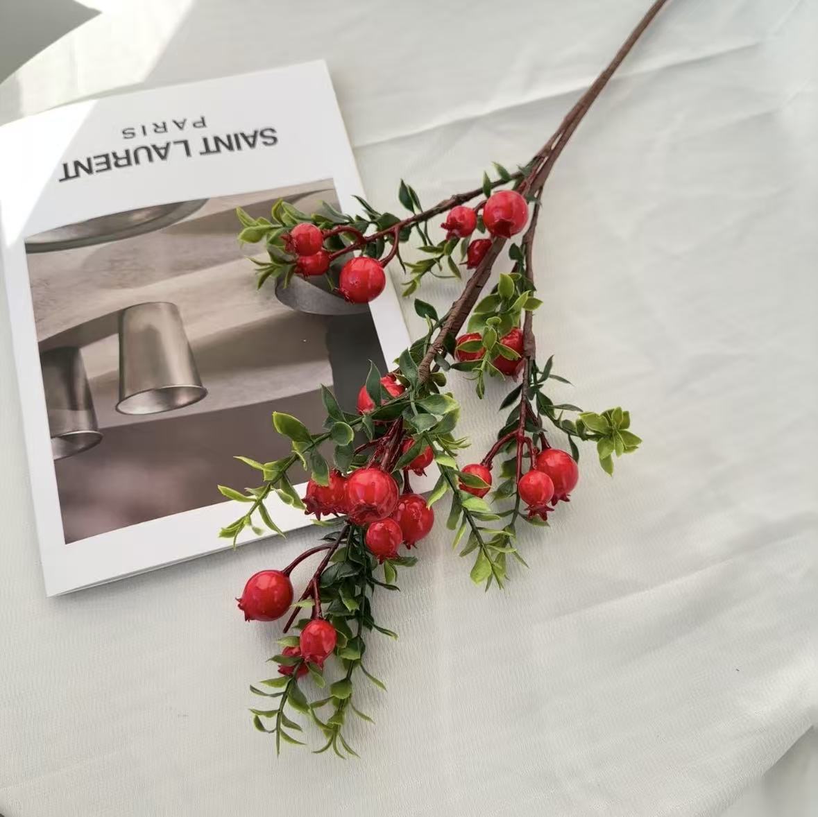 Decorative Berry Branch Arrangement