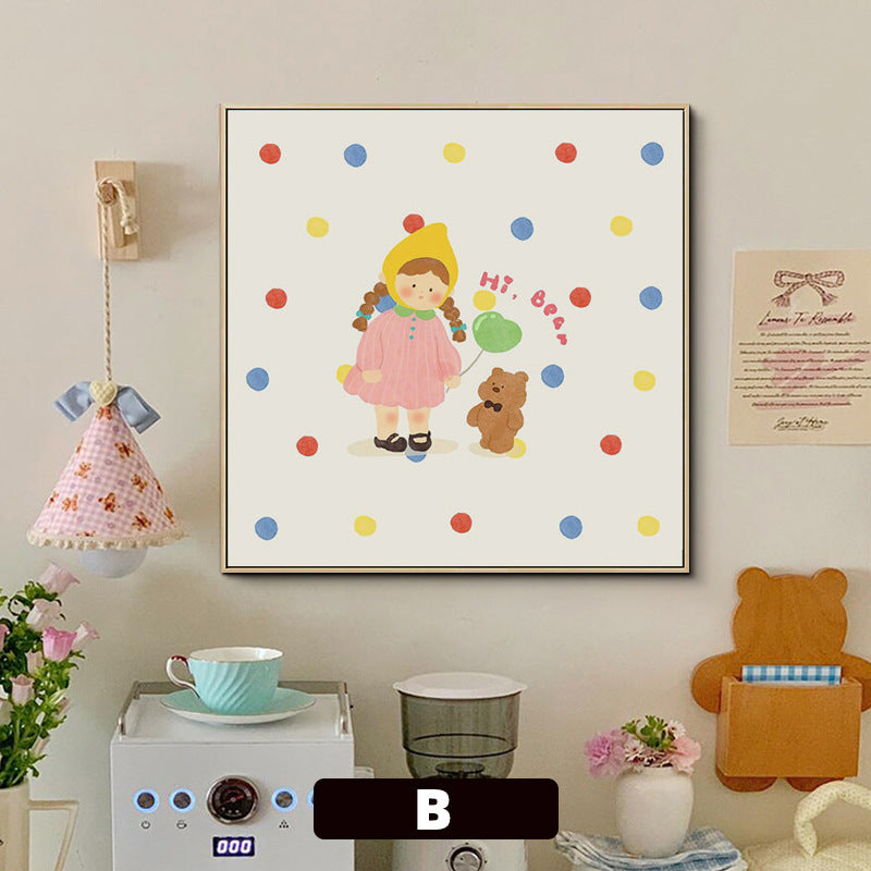 Whimsical Café-Themed Art Print Homeandso