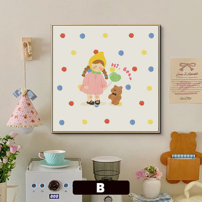 Whimsical Café-Themed Art Print Homeandso