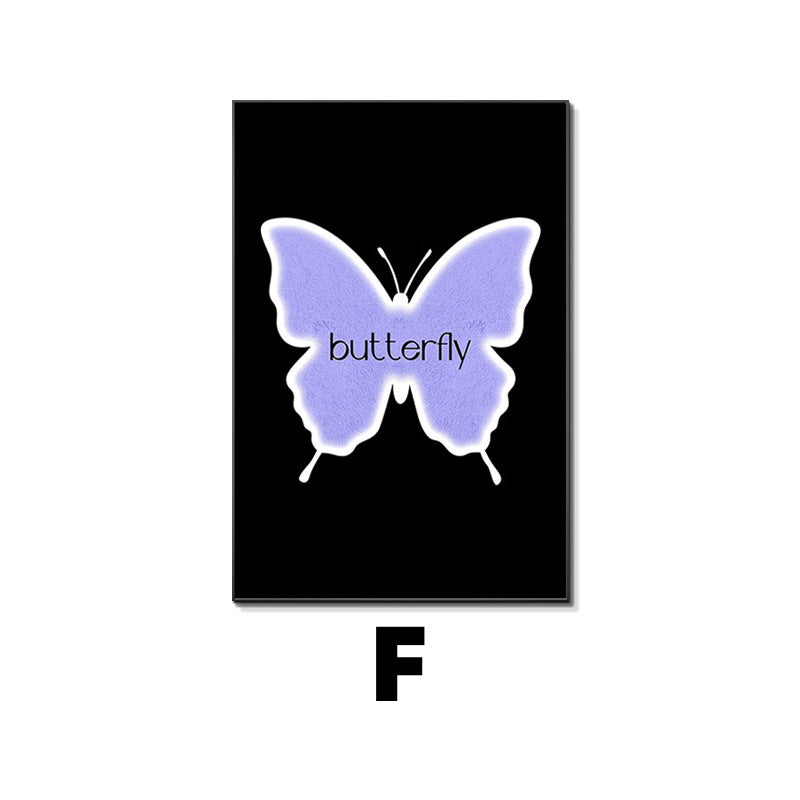 Butterfly-Themed Wall Art Print Homeandso