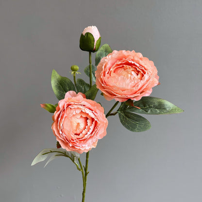 Elegant Peony Floral Stem