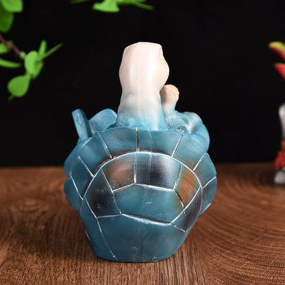 Reading Turtle Figurine Homeandso