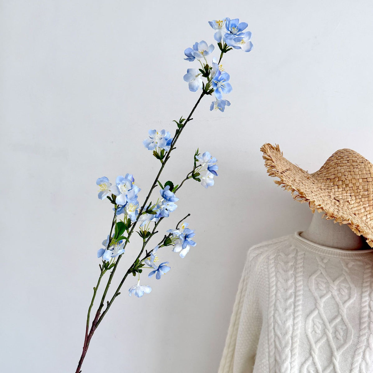 Decorative Faux Blossom Branch for Home Decor