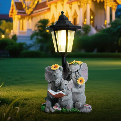 Garden Elephant Family Homeandso