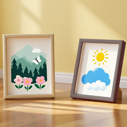 Modern Forest-Themed Art Frame