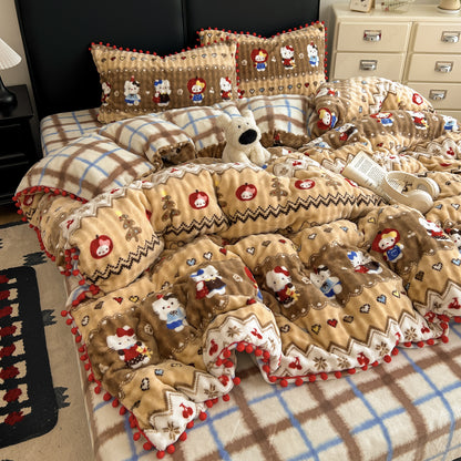 Soft Textured Bedspread Set