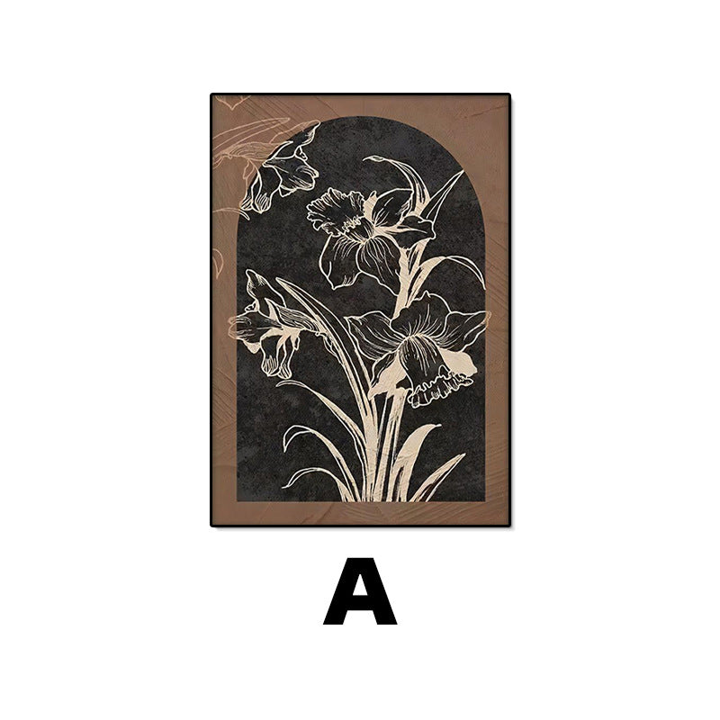 Framed Floral Patterned Wall Art Homeandso