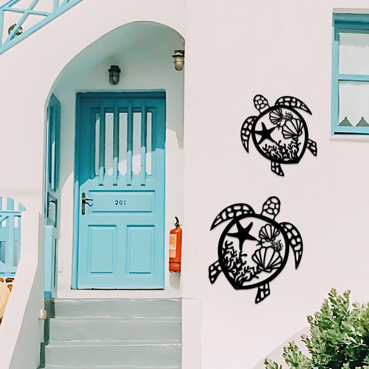 Detailed Sea Life Wall Decoration Homeandso