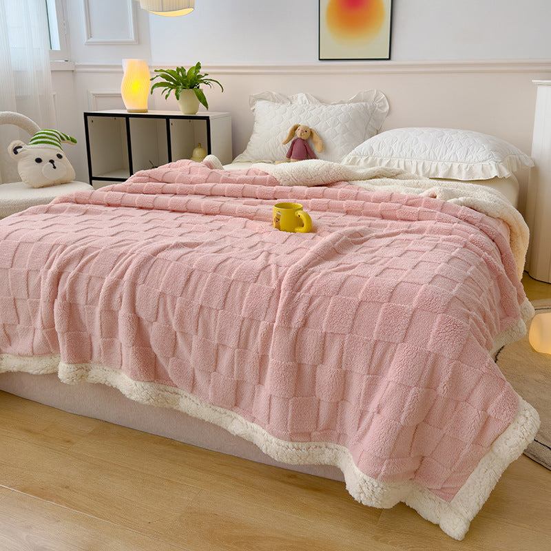 Luxuriously Textured Fleece Bedspread