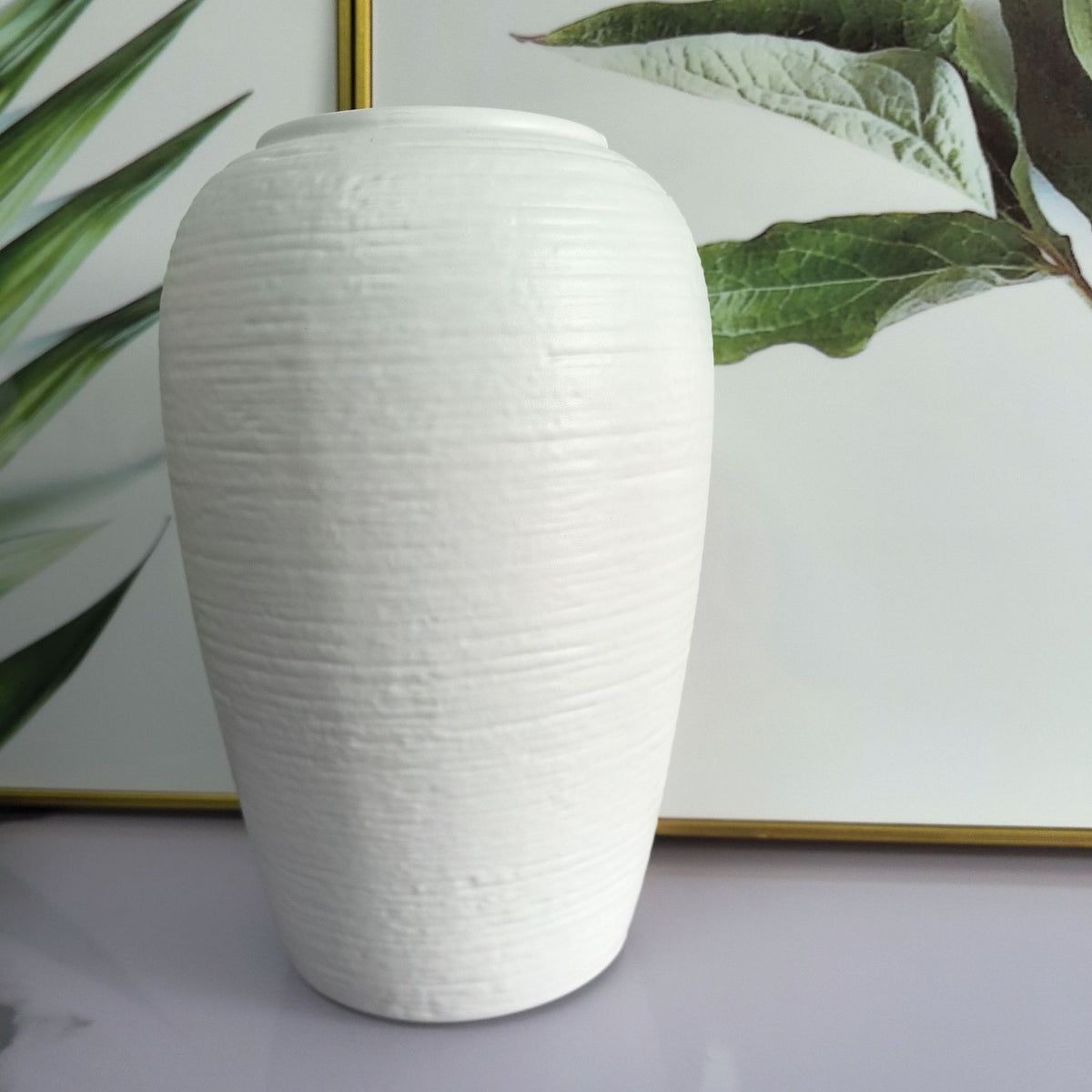 Elegant Textured Ceramic Vase