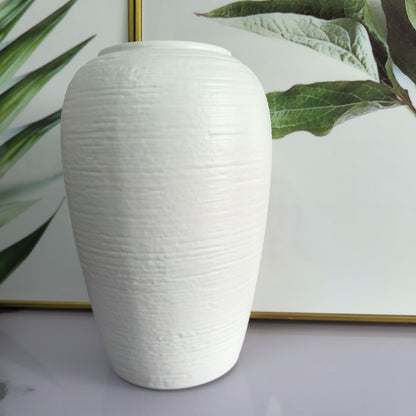 Elegant Textured Ceramic Vase
