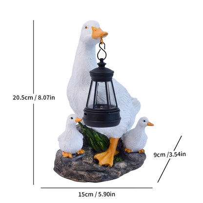 Swan Lantern Sculpture Homeandso