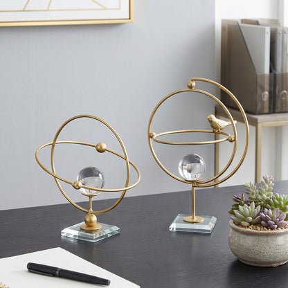 Decorative Orbital Bird Figurine Homeandso