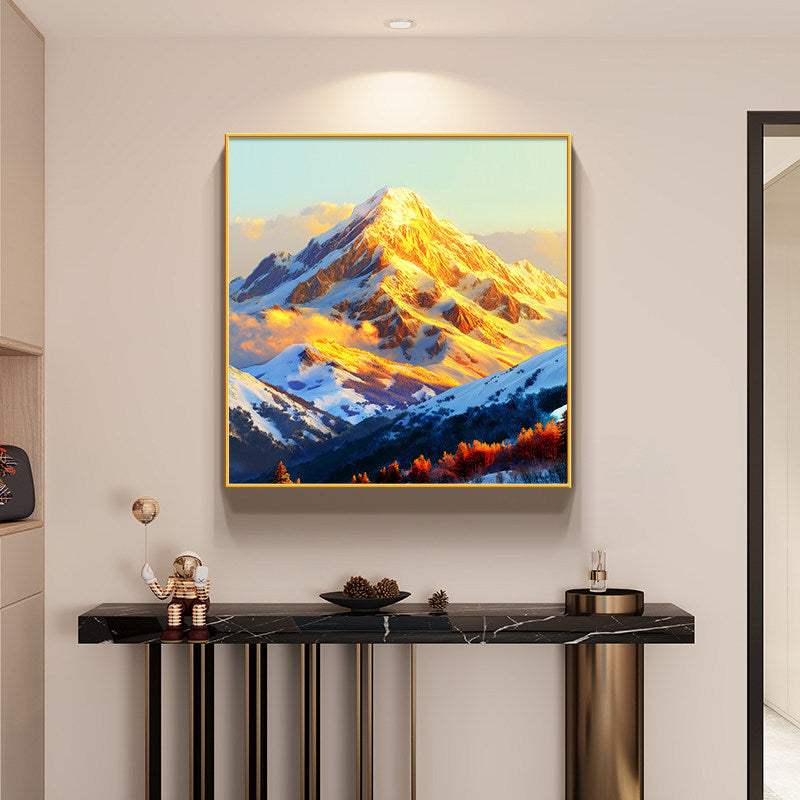 Majestic Mountain Top Canvas Wall Art Homeandso
