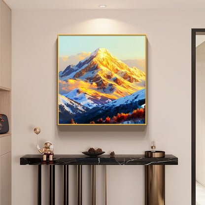 Majestic Mountain Top Canvas Wall Art Homeandso