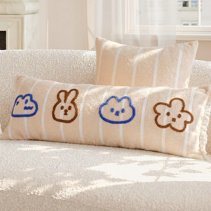 Decorative Dog-Themed Accent Pillow for Sofa Decoration