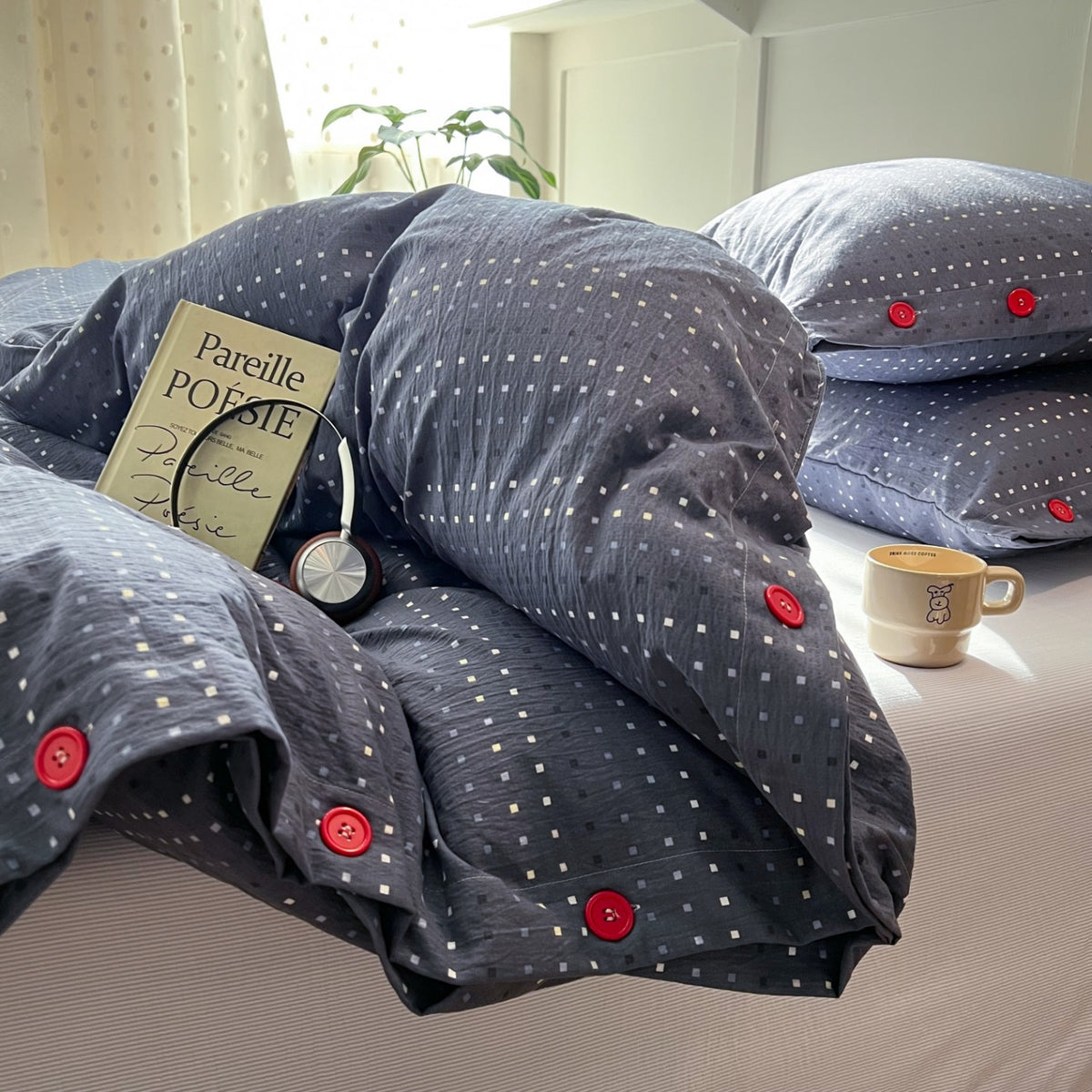 Patterned Cotton Duvet Cover Set Homeandso
