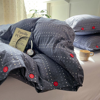 Patterned Cotton Duvet Cover Set Homeandso