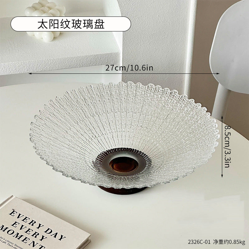 Decorative Glass Centerpiece Bowl Homeandso
