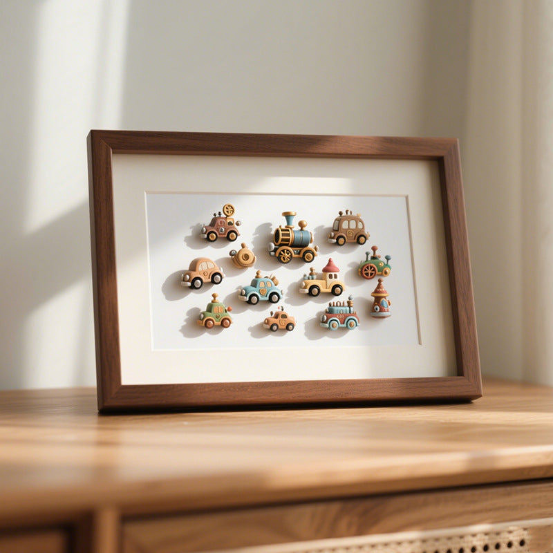 Decorative Kids' Train-Themed Wall Art
