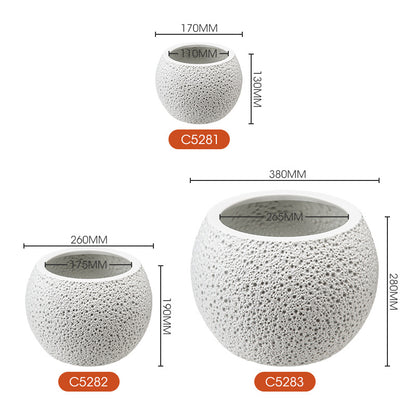 Textured Ceramic Planter Homeandso