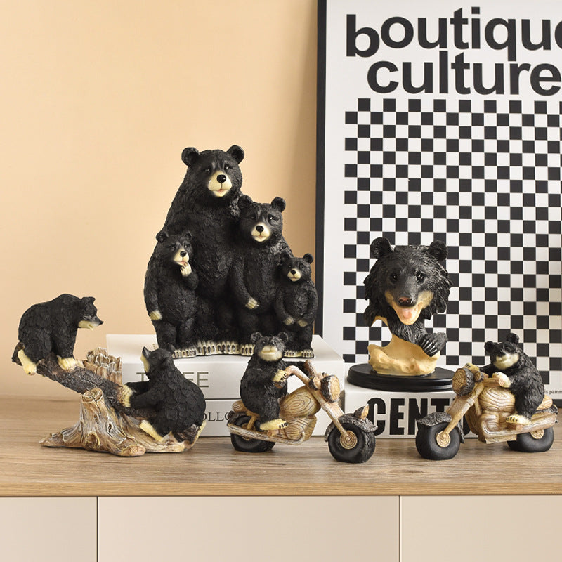 Charming Bear Figurine Homeandso