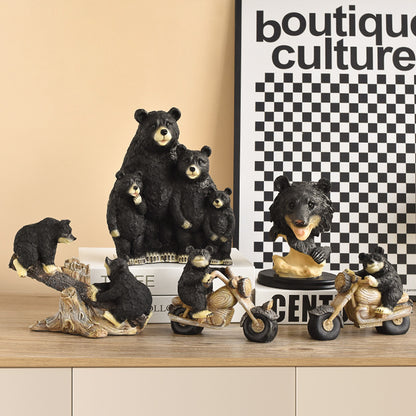 Charming Bear Figurine Homeandso
