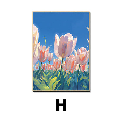 Floral Botanical Print Wall Art Homeandso