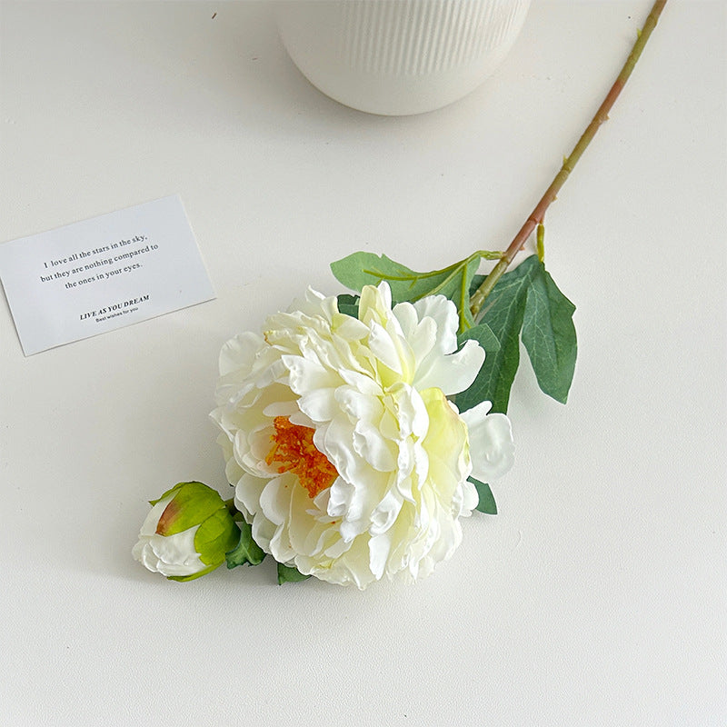 Lifelike Floral Peony Stem Arrangement