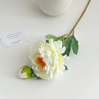 Lifelike Floral Peony Stem Arrangement
