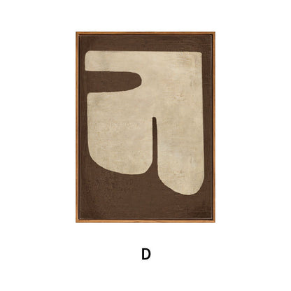 Abstract Minimalist Framed Artwork Homeandso