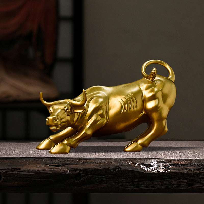 Majestic Bull Figurine Homeandso