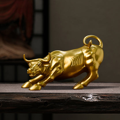 Majestic Bull Figurine Homeandso