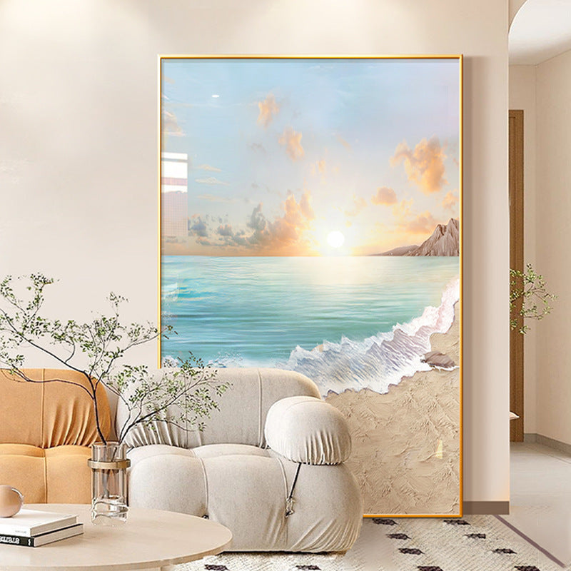 Coastal Sunset Beach Wall Art Homeandso