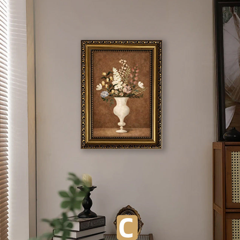 Elegant Framed Floral Art Print Homeandso